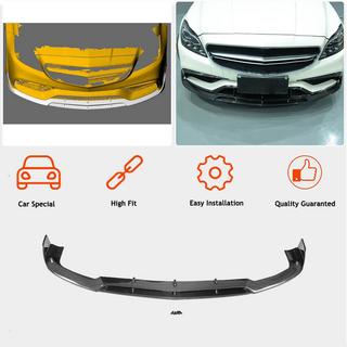 Voorbumper lip Lip V1 (voor CLS63 AMG SD 2015-2018, carbon) foto 3