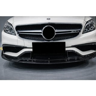 Voorbumper lip spoiler Lip V2 (voor CLS63 AMG SD 2015-2018, carbon) foto 4