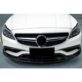 Voorbumper lip (voor CLS63 AMG SD 2015-2018, carbon) foto 2