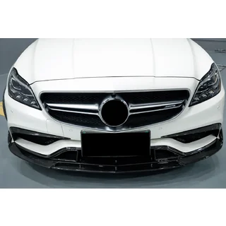 Voorbumper lip (voor CLS63 AMG SD 2015-2018, carbon) Mercedes CLS C218 2011–2018 foto 2