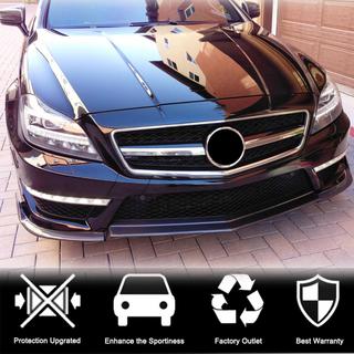 Voorbumper lip Lip V1 (voor CLS63 AMG SD 2011-2014, carbon) foto 2