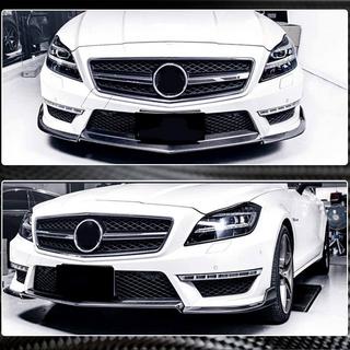 Voorbumper lip Lip V1 (voor CLS63 AMG SD 2011-2014, carbon) foto 3