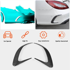 Mercedes CLS C218 2011–2018 Achterbumper beschermstrips (voor Base / CLS63 AMG SD 2015-2018, carbon) foto 2