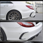 Mercedes CLS C218 2011–2018 Achterbumper beschermstrips (voor Base / CLS63 AMG SD 2015-2018, carbon) foto 4