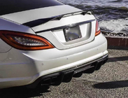 Mercedes CLS C218 2011–2018 Achterbumper diffuser (voor AMG-Line/CLS63 AMG 2011-2014, carbon) foto 5