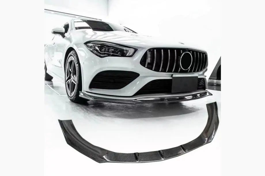 Mercedes CLA C118 2019– Voorbumper lipspoiler Lip (voor SD 2019-2022, carbon) Image