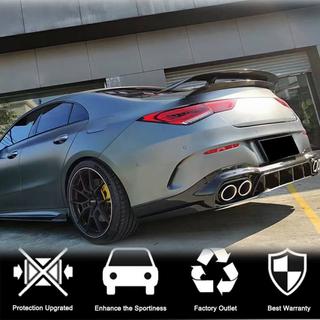 Achterbumper diffuser (voor AMG-Line SD 2019-2022, carbon) foto 3
