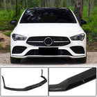 Mercedes CLA C118 2019– Voorbumper lip (voor AMG-Line / CLA35 AMG SD 2019-2022, carbon) foto 1