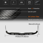 Mercedes CLA C118 2019– Voorbumper lip (voor AMG-Line / CLA35 AMG SD 2019-2022, carbon) foto 5
