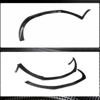 Voorbumper lip (voor AMG-Line / CLA35 AMG SD 2019-2022, carbon) foto 4