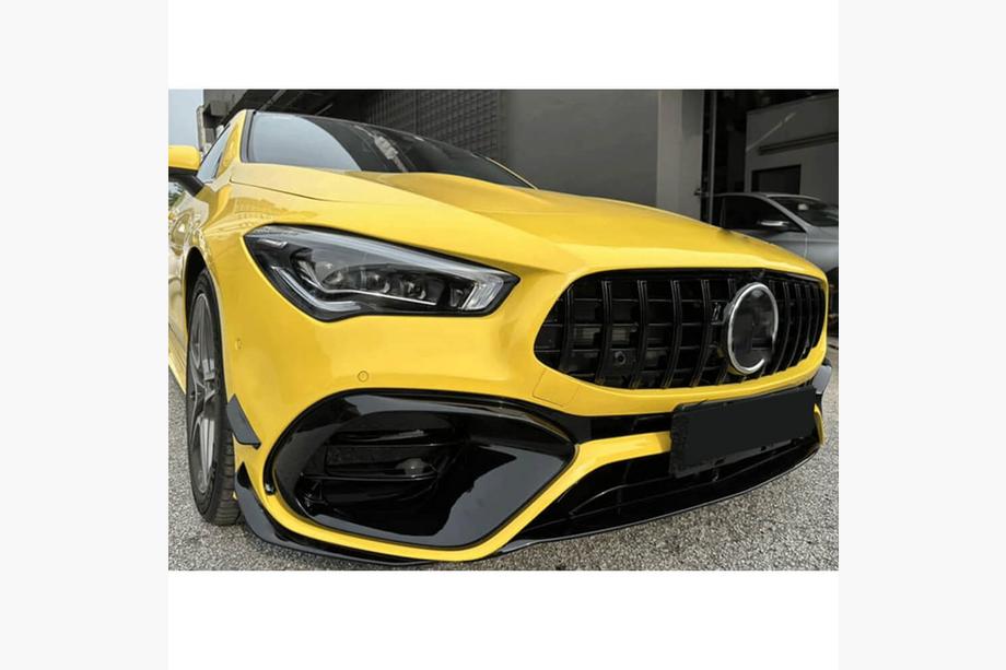 Mercedes CLA C118 2019– Frontsplitter (voor CLA45 AMG 2019-2022, ABS) Foto 2