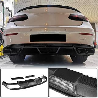 Achterbumper diffuser V1 (voor AMG-Line 2017-2019, carbon) foto 1