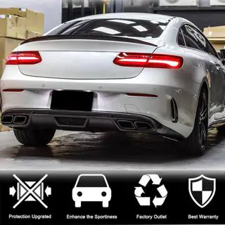 Achterbumper diffuser V1 (voor AMG-Line 2017-2019, carbon) foto 3