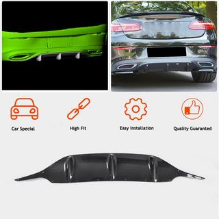Achterbumper diffuser V2 (voor AMG-Line 2017-2019, carbon) foto 2
