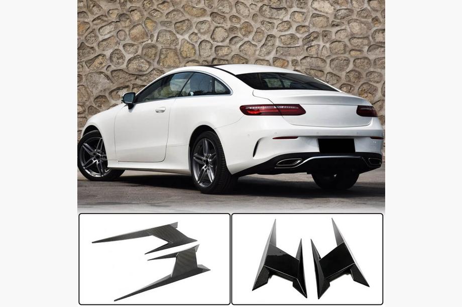 Mercedes E-Klasse Coupé C238 2016–2024 Carbon achterspatbord covers (voor AMG-Line 2017-2019) Foto 1
