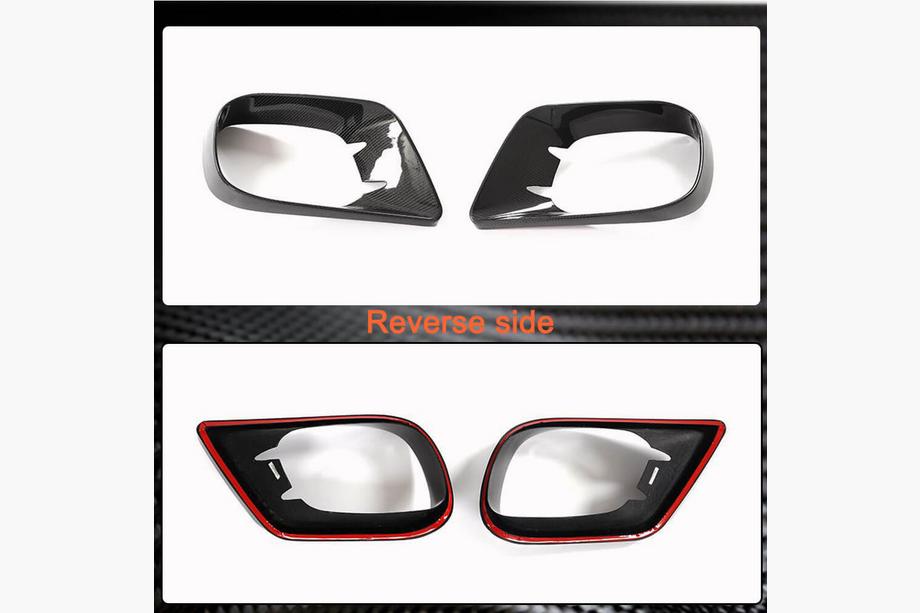 Mercedes E-Klasse Coupé C238 2016–2024 Voorbumper inserts (voor AMG-Line 2017-2019, carbon) Foto 7