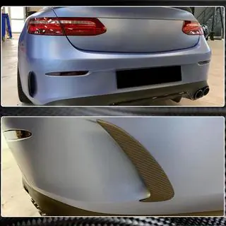 Achterbumperbeschermers (voor AMG-Line 2017-2019, carbon) foto 3