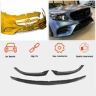 Mercedes E-Klasse Coupé C238 2016–2024 Front bumper lip add-on Lip (voor AMG-Line 2017-2019, carbon) foto 2