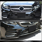 Mercedes E-Klasse Coupé C238 2016–2024 Front bumper lip add-on Lip (voor AMG-Line 2017-2019, carbon) foto 5
