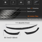 Mercedes E-Klasse Coupé C238 2016–2024 Front bumper lip add-on Lip (voor AMG-Line 2017-2019, carbon) foto 6