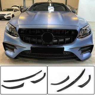 Front bumper lip add-on Lip (voor AMG-Line 2017-2019, carbon) foto 1