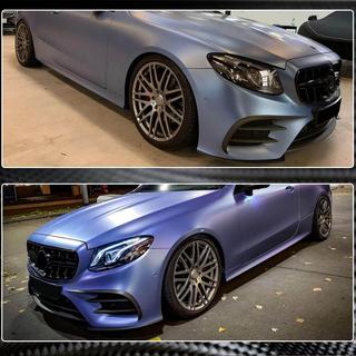 Front bumper lip add-on Lip (voor AMG-Line 2017-2019, carbon) foto 4