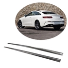 Mercedes E-Klasse Coupé C238 2016–2024 Sideskirts (voor AMG-Line 2017-2019, carbon) foto 1