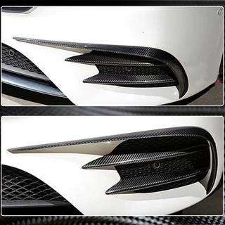 Carbon lijsten voor de voorbumper (voor AMG / AMG-Line 2017-2019) foto 4