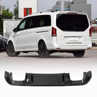 Achterbumper diffuser V2 (voor V-Class 2014-2019, carbon) foto 1