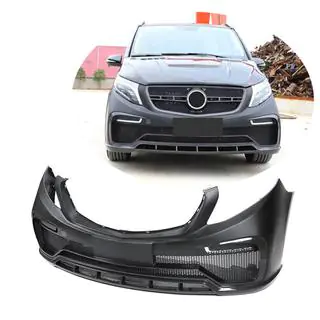Voorbumper V1 (2014-2019, Carbon) Mercedes Vito/V-klasse W447 2014– foto 1