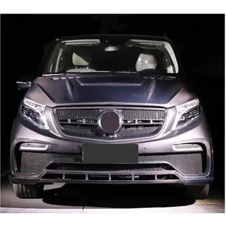 Voorbumper V1 (2014-2019, Carbon) Mercedes Vito/V-klasse W447 2014– foto 3