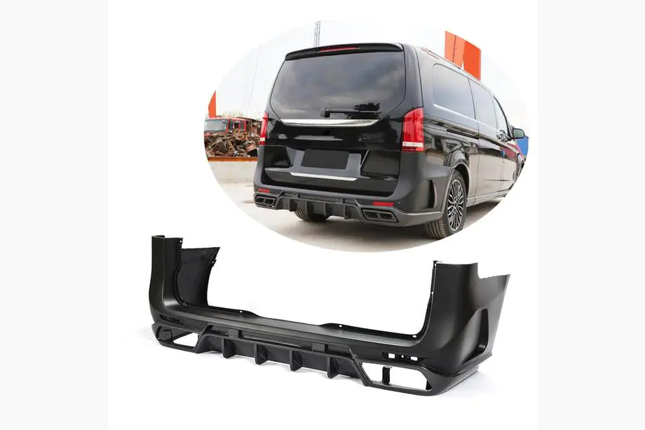Mercedes Vito/V-klasse W447 2014– Achterbumper (2014-2019, carbon) Image