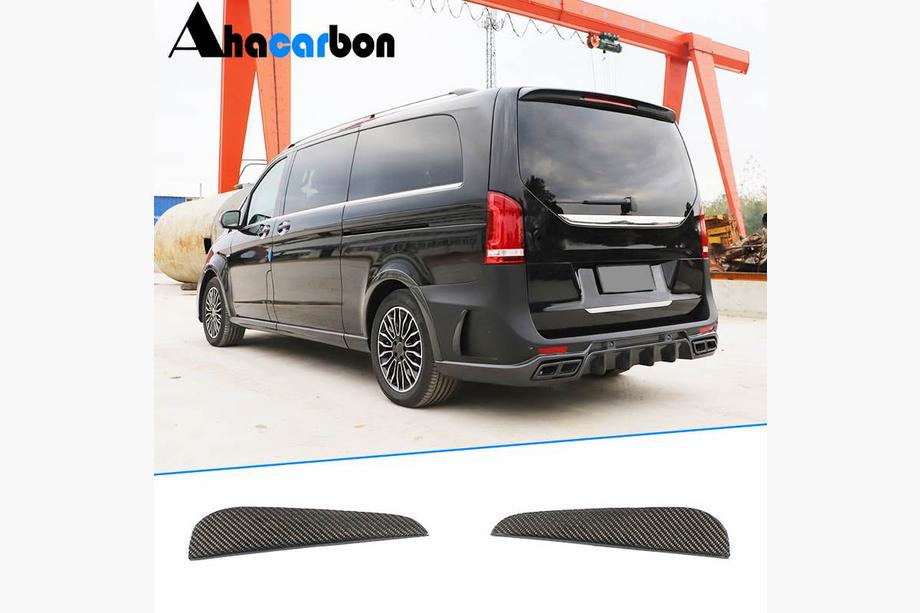 Mercedes Vito/V-klasse W447 2014– Achterbumper beschermlijst (2014-2019, Carbon) Image