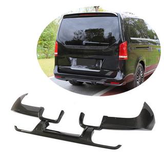 Achterbumper diffuser V3 (voor V-Class 2014-2019, carbon) foto 1