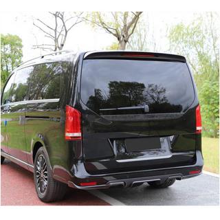 Achterbumper diffuser V3 (voor V-Class 2014-2019, carbon) foto 2