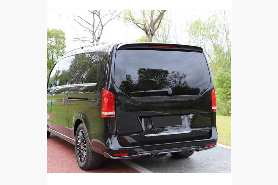 Mercedes Vito/V-klasse W447 2014– Achterbumper diffuser V3 (voor V-Class 2014-2019, carbon) Foto 2