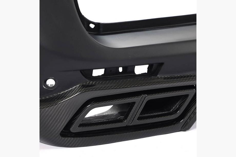Mercedes Vito/V-klasse W447 2014– Achterbumperbekleding met diffuser (2014-2019, kunststof + carbon) Foto 3