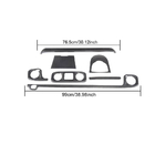 Mercedes G-Klasse W463 2018–2024 Set carbon interieurinlays V1 foto 5