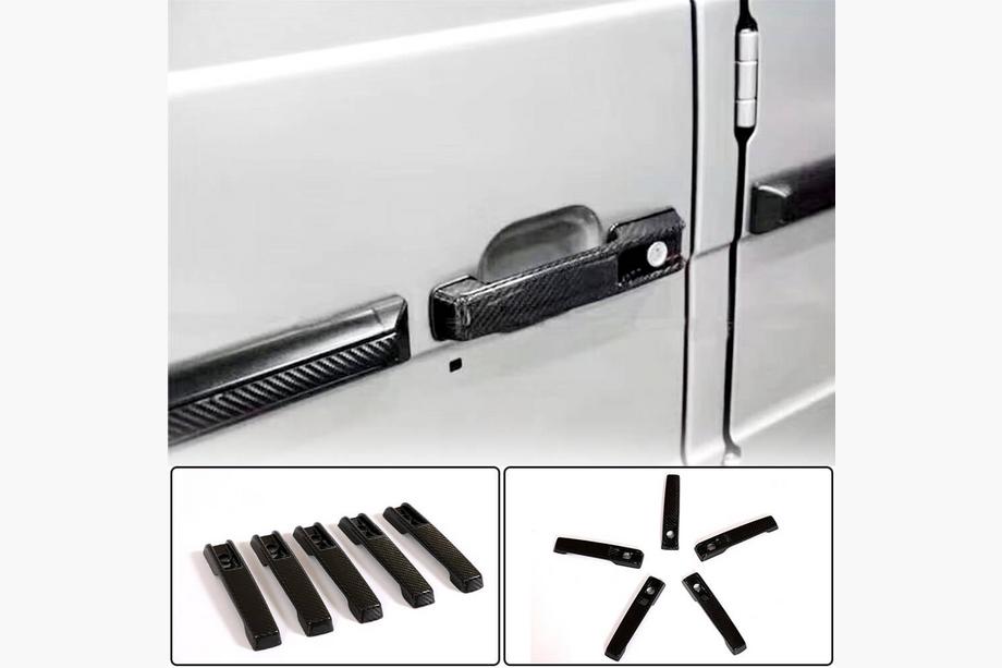 Mercedes G-klasse W463 1990–2018 Deurgreep covers (2004-2018, Dry Carbon) Image