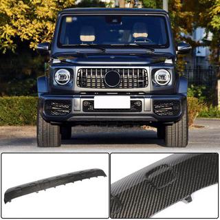 Voorbumper lip V1 (voor G63 AMG, dry carbon) foto 1