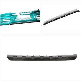 Voorbumper lip V1 (voor G63 AMG, dry carbon) foto 2
