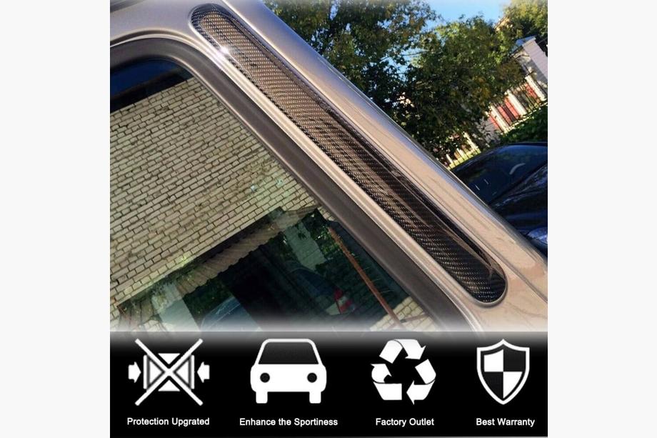 Mercedes G-klasse W463 1990–2018 Carbon achterspatbordlijsten (voor 2004-2018, Carbon) Foto 3