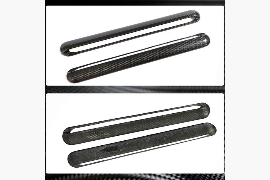 Mercedes G-klasse W463 1990–2018 Carbon achterspatbordlijsten (voor 2004-2018, Carbon) Foto 5