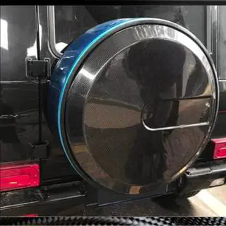 Reservewielkap (voor 2004-2018, dry carbon) foto 3