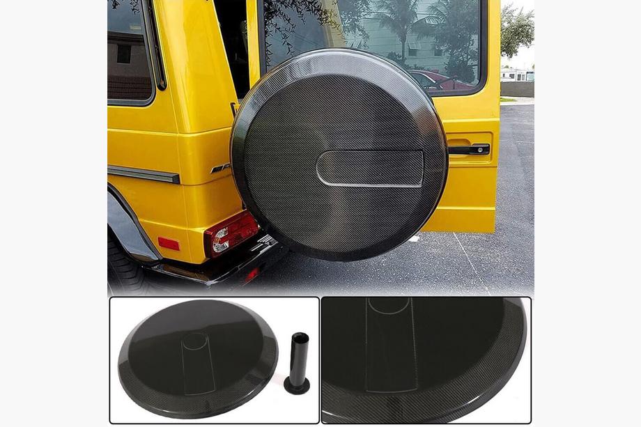 Mercedes G-klasse W463 1990–2018 Reservewielkap (voor 2004-2018, dry carbon) Foto 1