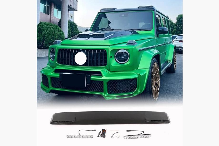 Mercedes G-klasse W463 1990–2018 AMG-Design vizier (voor 2004-2018, carbon) Foto 1