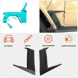 Carbon covers voor voorspatborden Mercedes G-Klasse W463 2018–2024 foto 2