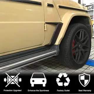 Carbon covers voor voorspatborden Mercedes G-Klasse W463 2018–2024 foto 3