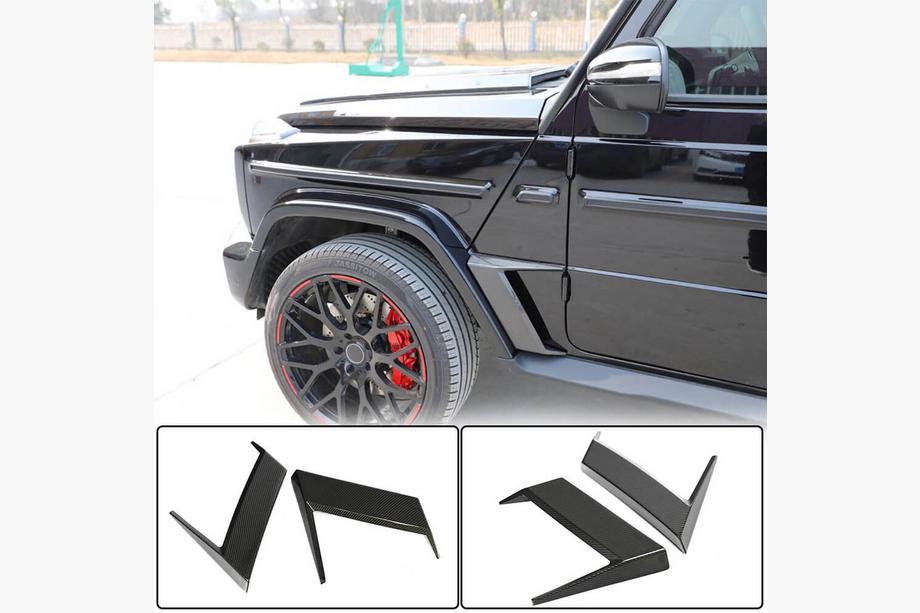 Mercedes G-Klasse W463 2018–2024 Carbon covers voor voorspatborden Image