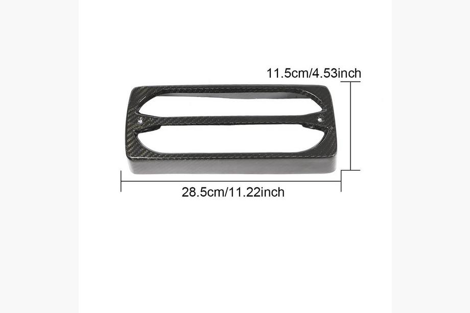Mercedes G-klasse W463 1990–2018 Achterlichtcovers (dry carbon) Foto 6